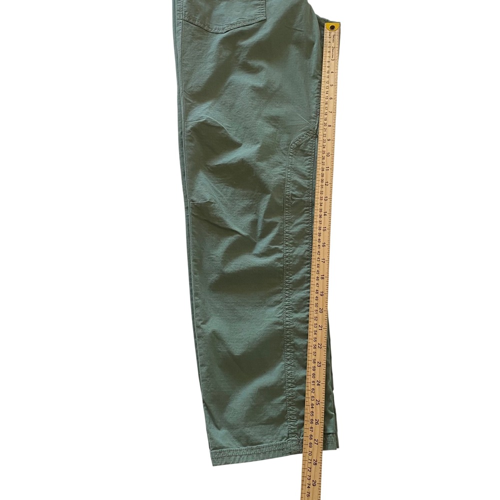 Pilcro Anthropologie Women's Green Utility Cargo Pants High Rise Tapered Size 29 - Picture 8 of 8